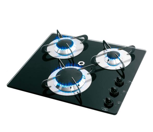 Can Cocina de Cristal con 3 Quemadores