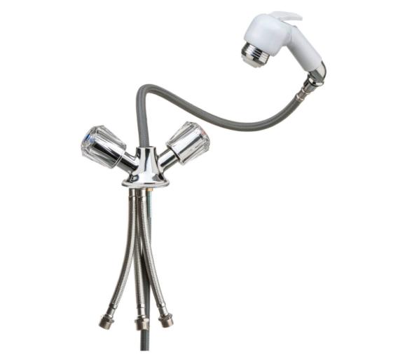 Trem Conjunto de Ducha Extraible con Mezclador