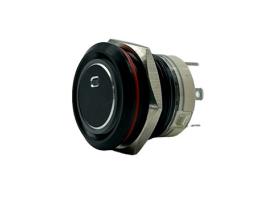 Trem Interruptor de Aluminio Negro de 20 A