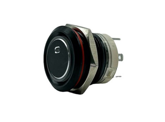 Trem Interruptor de Aluminio Negro de 20 A