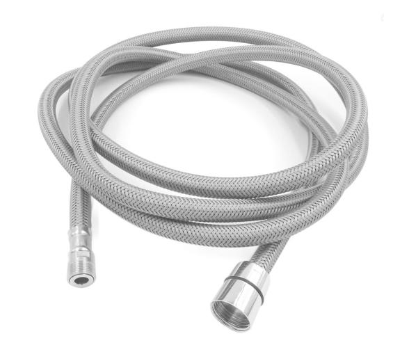 Trem Manguera de Ducha Nylon Gris 2,5m