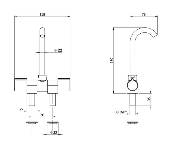 Trem Mezclador Doble Comando