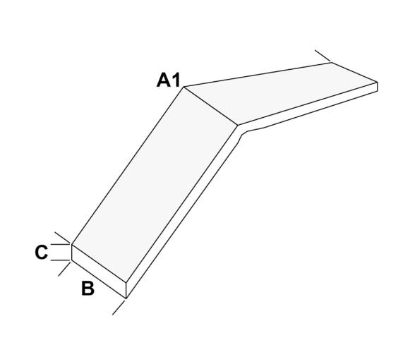 Trem Pasarela Plegable con Reja de Madera