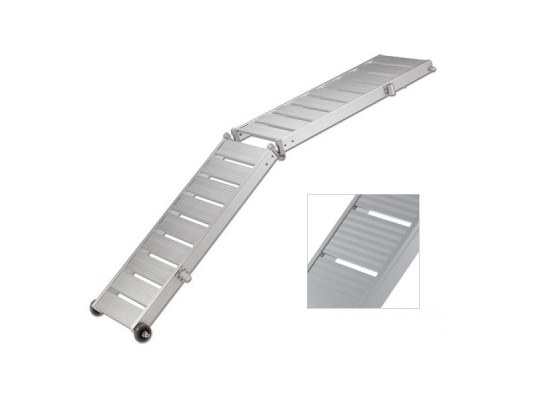 Trem Pasarela Plegable con Suelo Antideslizante de Aluminio