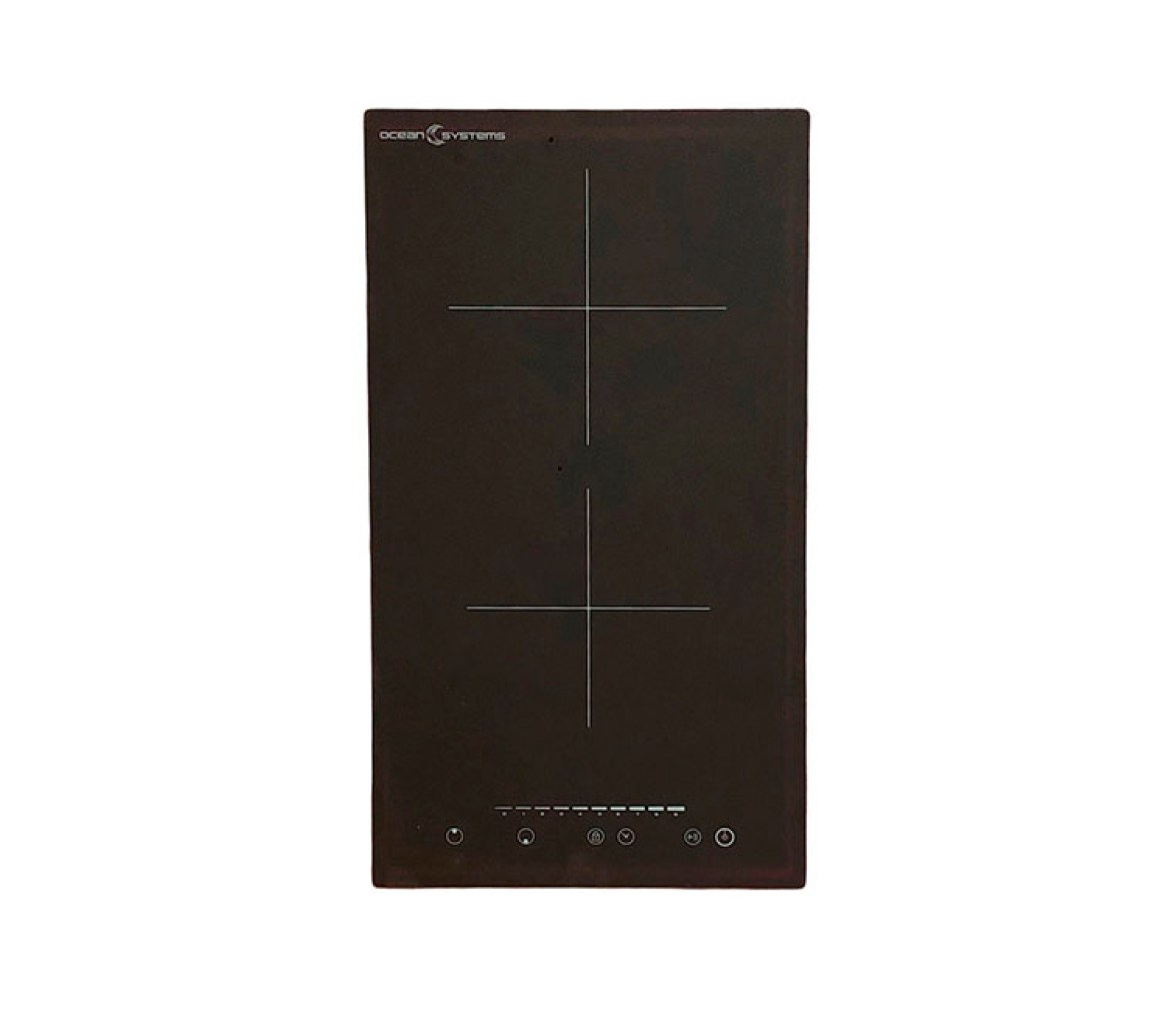 Trem Placa de Inducción de 2 Fuegos