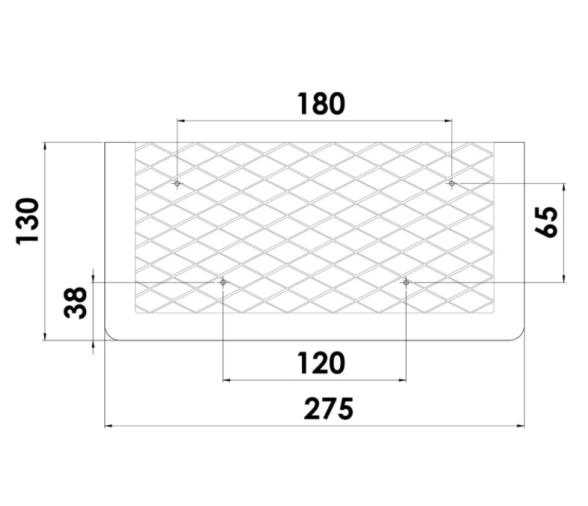 Trem Porta Objetos con Rejilla de Goma