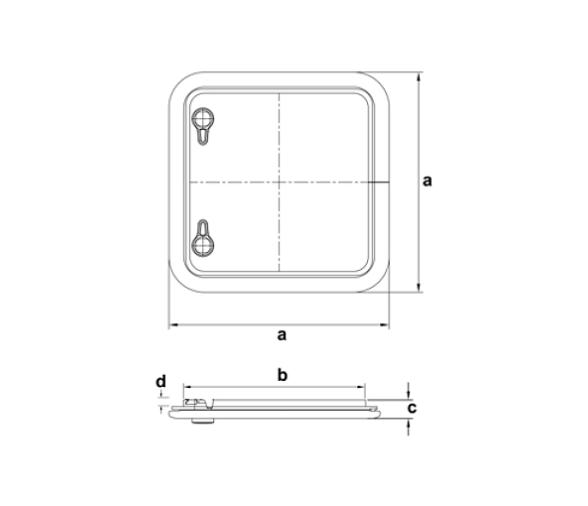 Trem Portillo Cuadrado Perfil Bajo