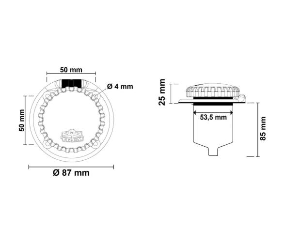 Trem Salida de 16A 250V