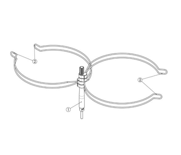 Can Soporte de Cacerolas para 2 Fuegos
