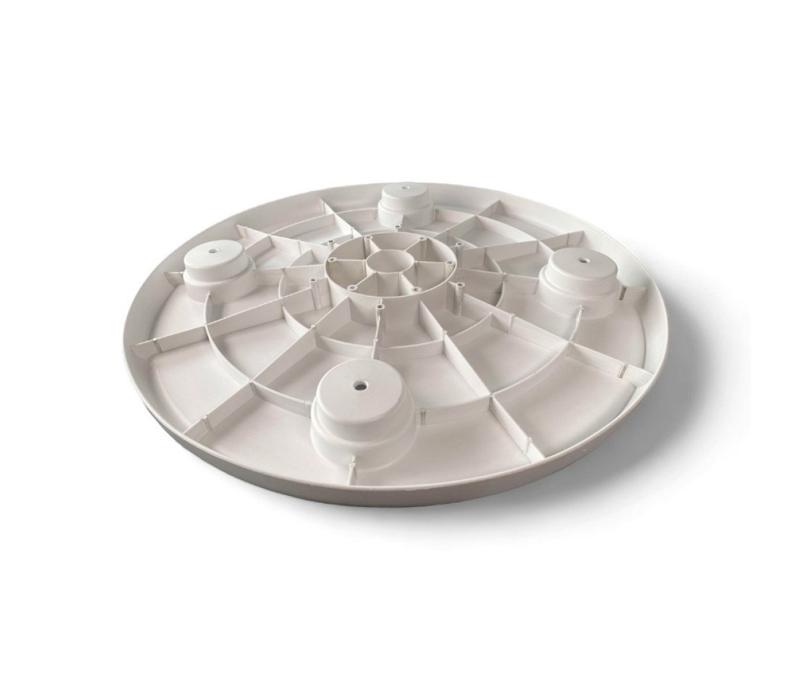 Trem Tablero ABS Blanco para Mesa