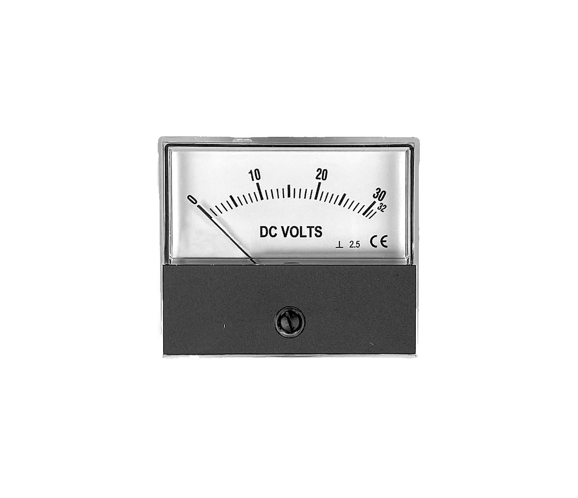Trem Voltímetro Analógico CC