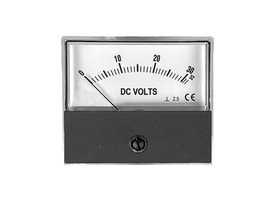 Trem Voltímetro Analógico CC
