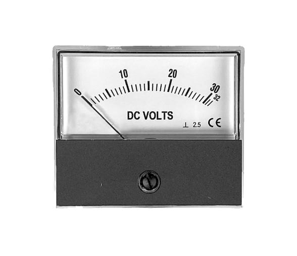 Trem Voltímetro Analógico CC