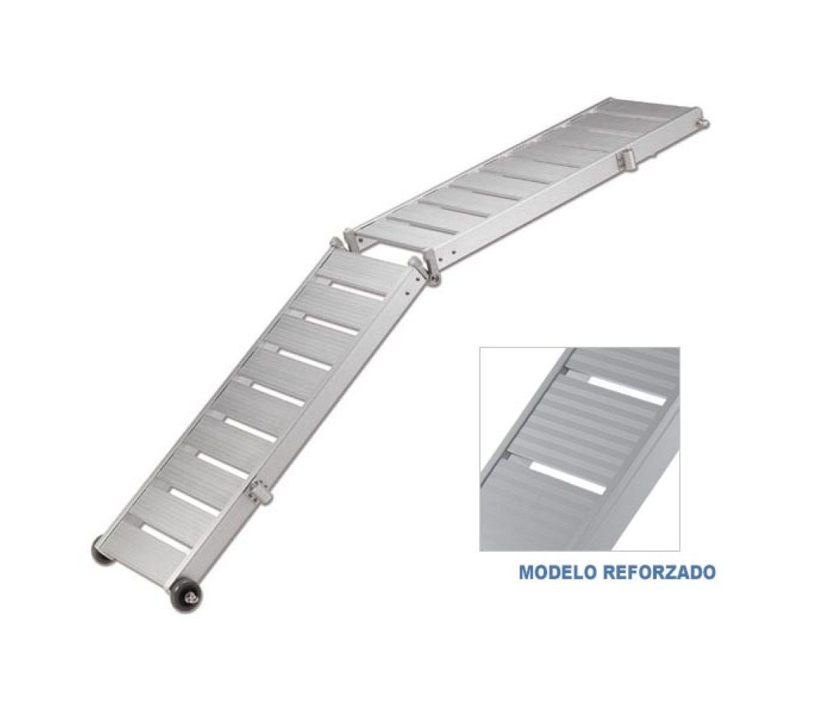 Trem Pasarela Plegable con Suelo Antideslizante de Aluminio