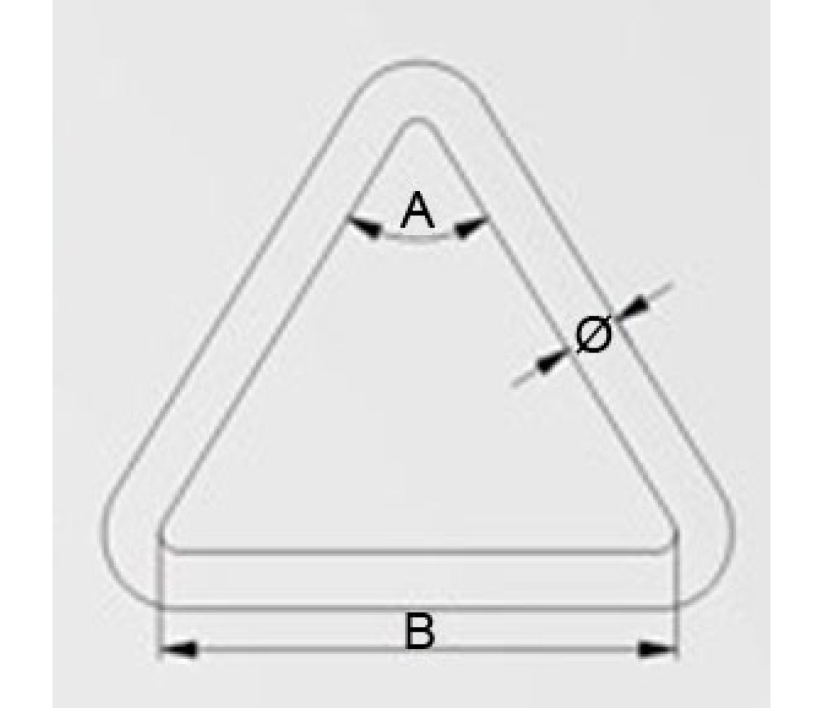 Triangulo Inox 316 Vinox