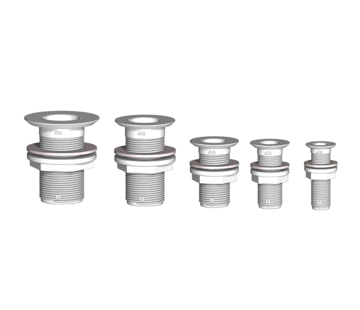 Trudesign Pasacascos Empotrado Blanco