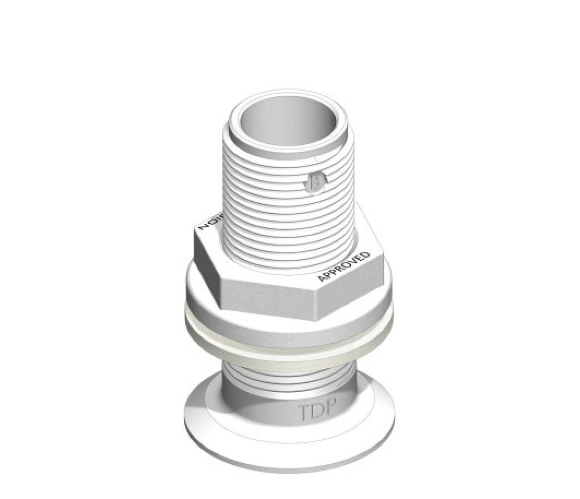 Trudesign Pasacascos Empotrado Blanco
