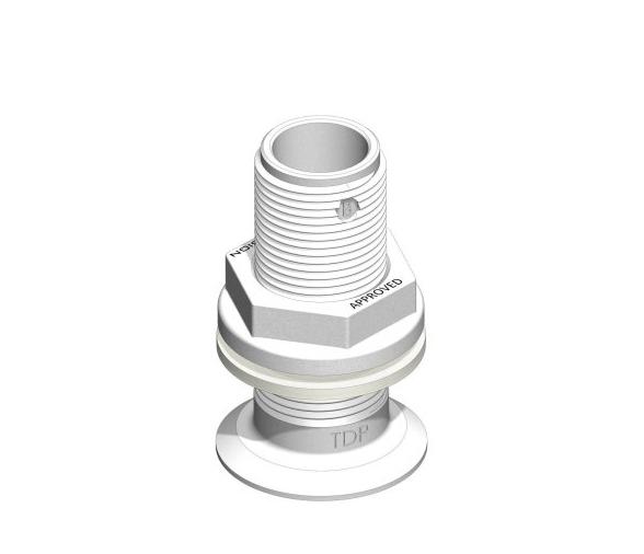 Trudesign Pasacascos Empotrado Blanco