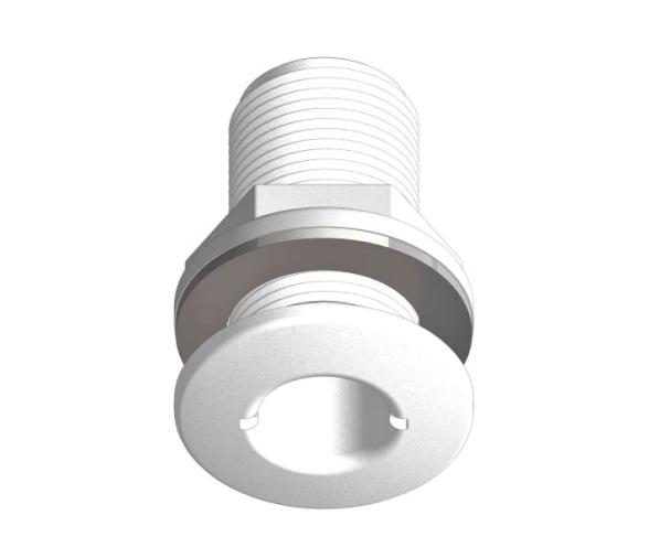 Trudesign Pasacascos Empotrado Blanco