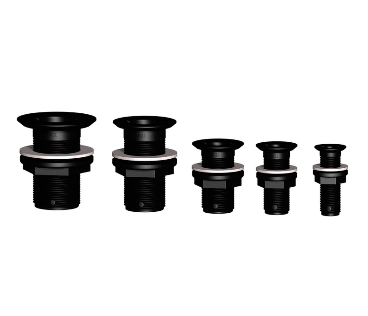Trudesign Pasacascos Empotrado Negro