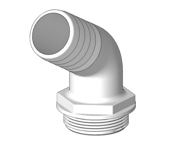 Trudesign Racor 120º  Aquavalve Blanco