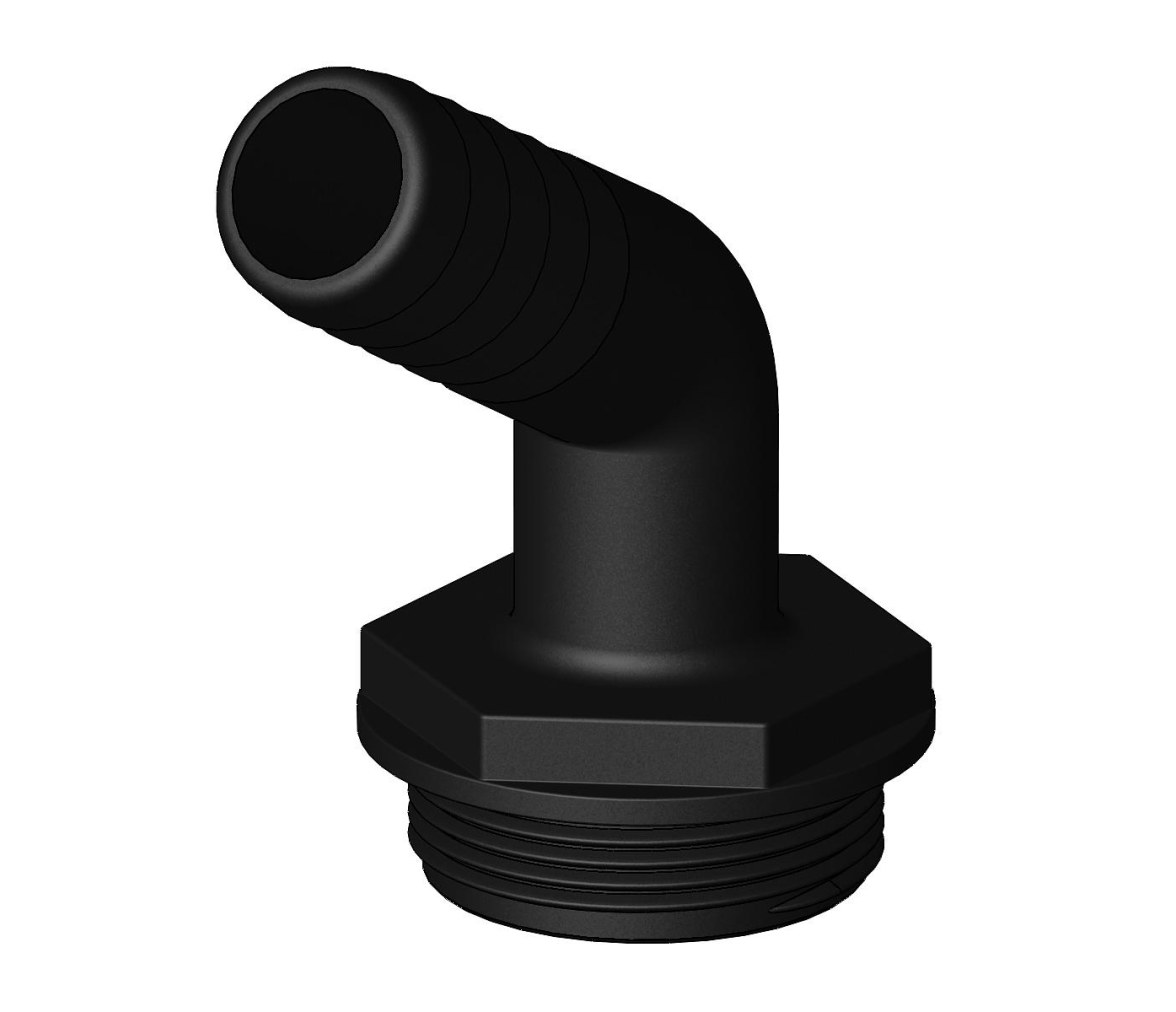 Trudesign Racor 120º  Aquavalve Negro
