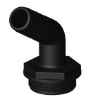 Trudesign Racor 120º  Aquavalve Negro