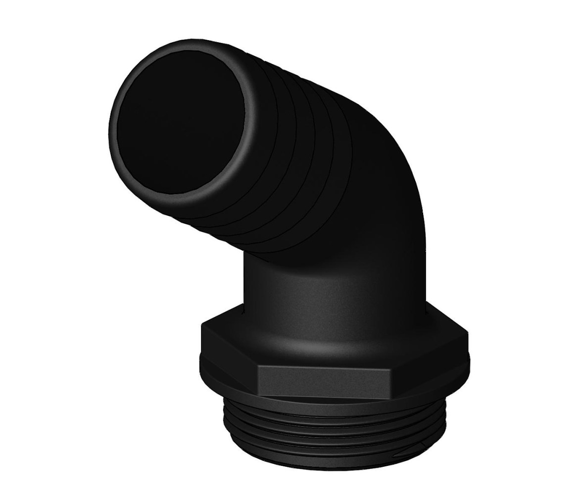 Trudesign Racor 120º  Aquavalve Negro