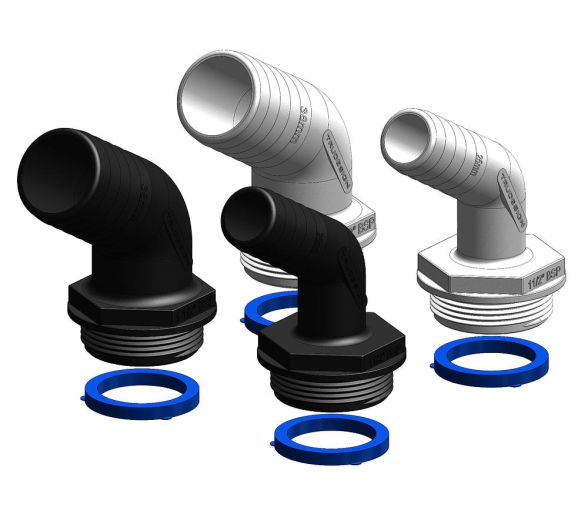 Trudesign Racor 120º  Aquavalve Negro