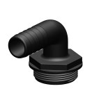 Trudesign Racor 90º  Aquavalve Negro