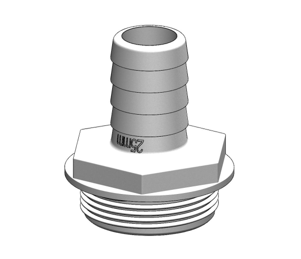 Trudesign Racor Recto  Aquavalve Blanco