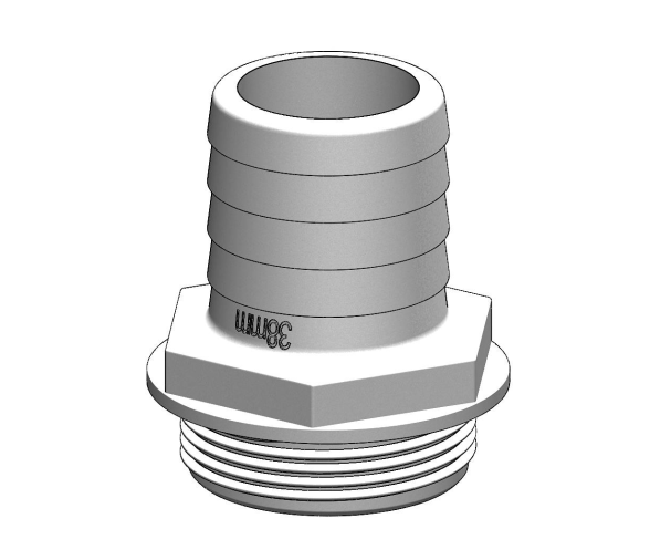 Trudesign Racor Recto  Aquavalve Blanco