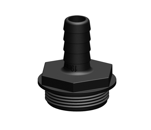 Trudesign Racor Recto  Aquavalve Negro