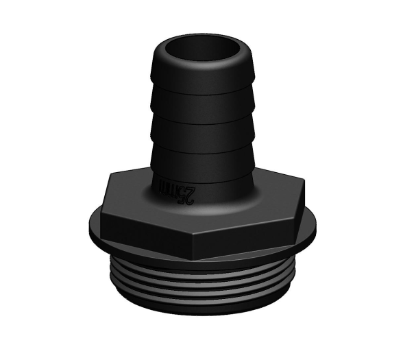 Trudesign Racor Recto  Aquavalve Negro