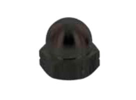 Tuerca Hexagonal Ciega Inox Negra DIN 1587