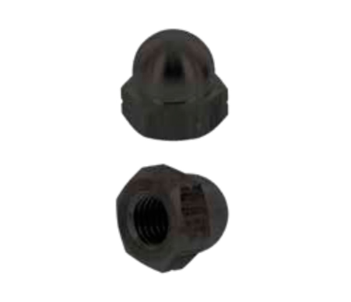 Tuerca Hexagonal Ciega Inox Negra DIN 1587