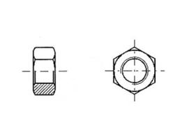 Tuerca Hexagonal en Acero Inoxidable Trem