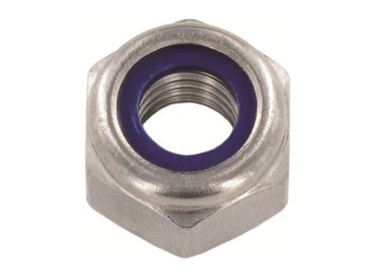 Tuerca Hexagonal Autobloqueante Acero Inoxidable DIN 985
