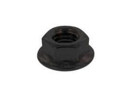 Tuerca Inox Negro Hexagonal con Collar Liso DIN 6923