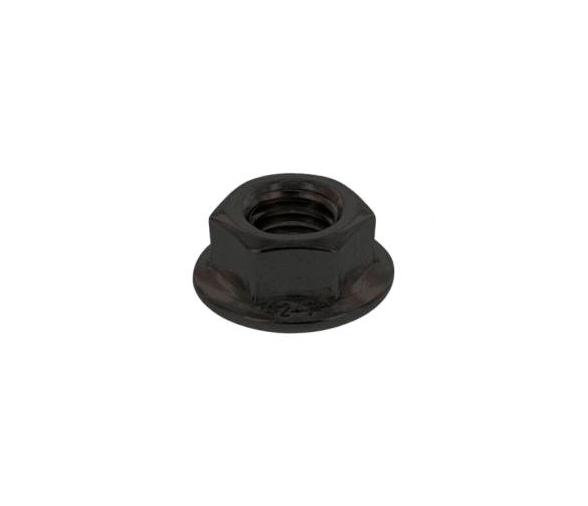 Tuerca Inox Negro Hexagonal con Collar Liso DIN 6923