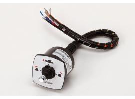 Uflex Joystick Cromado Perfil Bajo Una Estación