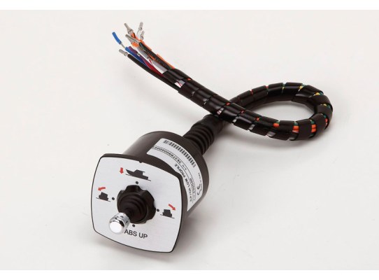 Uflex Joystick Cromado Perfil Bajo Una Estación Uflex Joystick Cromado Perfil Bajo Una Estación