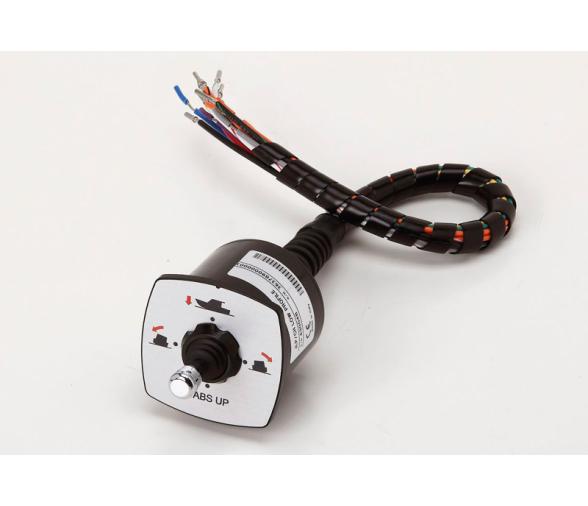 Uflex Joystick Cromado Perfil Bajo Una Estación