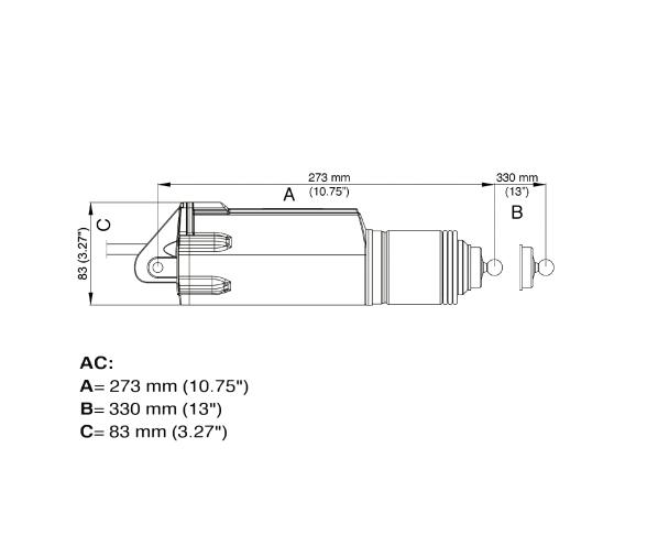 Uflex Juego de Actuadores Flaps AC12