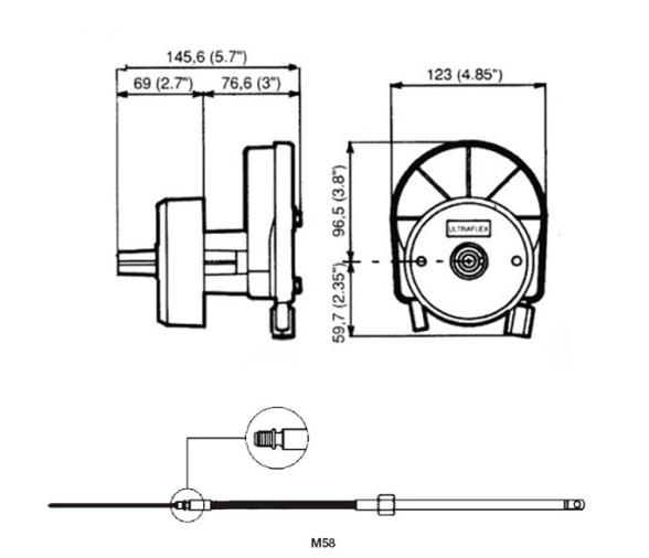 Ultraflex Kit de Direccion T67 Rotech-IV