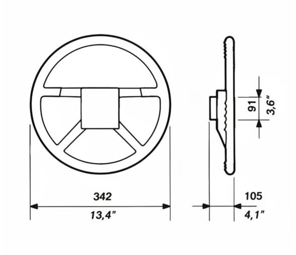 Ultraflex Volante V33 Diametro 342 mm
