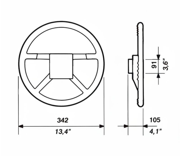 Ultraflex Volante V33 Diametro 342 mm