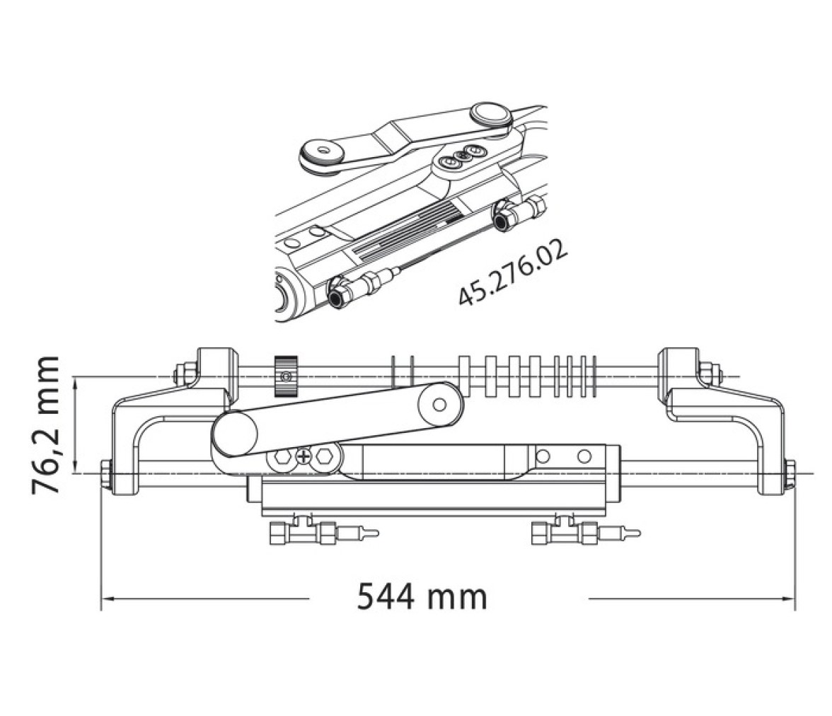 Ultraflex Cilindro Fueraborda Babor UC-128P/2 SVS