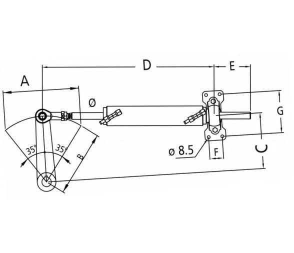 Ultraflex Cilindro Intraborda UC69-I