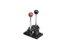 Ultraflex Mando Control Palanca Doble Cromado B99